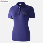 malbon 4종 여성 파스텔톤 반팔 카라티셔츠